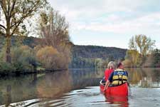 Auf dem Neckar: Gerd & Doro auf gro&szlig;er Tour.