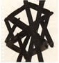 ing und x, 2001, Tusche mit Pinsel auf Papier, 21 x 19,7 cm