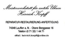 Logo der Firma Koepff Heinrich