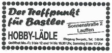 Logo der Firma Hobbyl&auml;dle Lauffen 