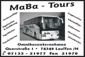 Logo der Firma MaBa Tours