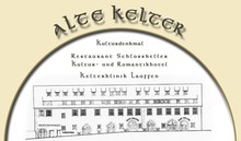 Logo der Firma Alte Kelter mit Schlosskeller