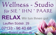 Logo der Firma RELAX Wellness - Kosmetik - Fu&szlig;pflege - Naildesign