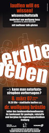 Flyer - Erdbeben