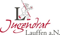 Logo des Jugendrates mit Schriftzug und Lauffener Boten 