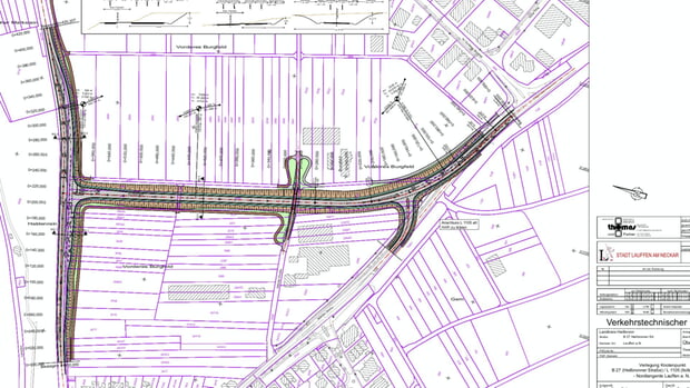 Querspange B 27 - Plan aus der Einwohnerversammlung 