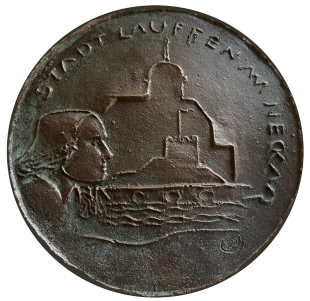 Verleihung der Bürgermedaille der Stadt an Heiner Schiefer durch Bürgermeister Klaus-Peter Waldenberger