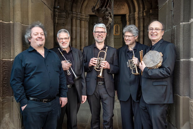 Fotografin Sylvia Bechle, Bildrechte Konzertbüro Joachim Jung, Veröffentlichung honorarfrei - Trompetenensemble Stuttgart