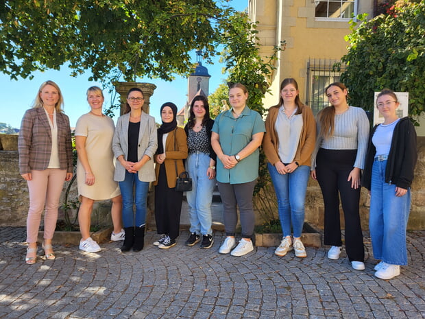 Vorstellung der neuen Auszubildenden der Stadt Lauffen a.N.