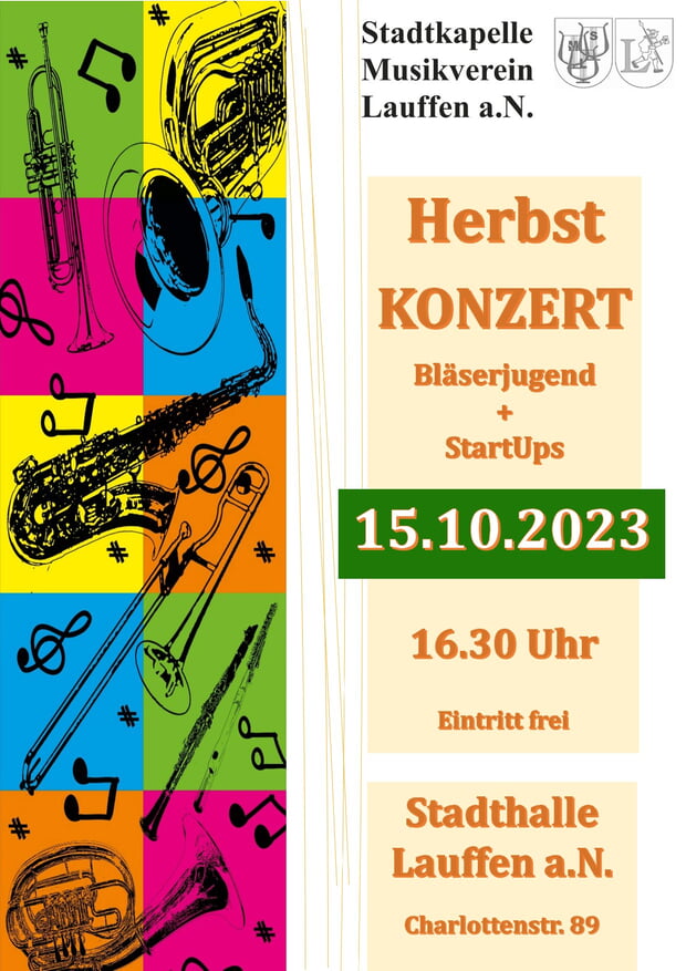 Plakat Jugendherbstkonzert