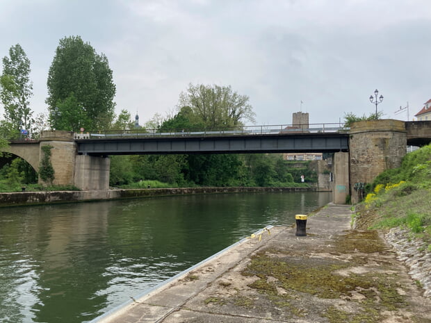 Stahlbrücke Neckarkanal