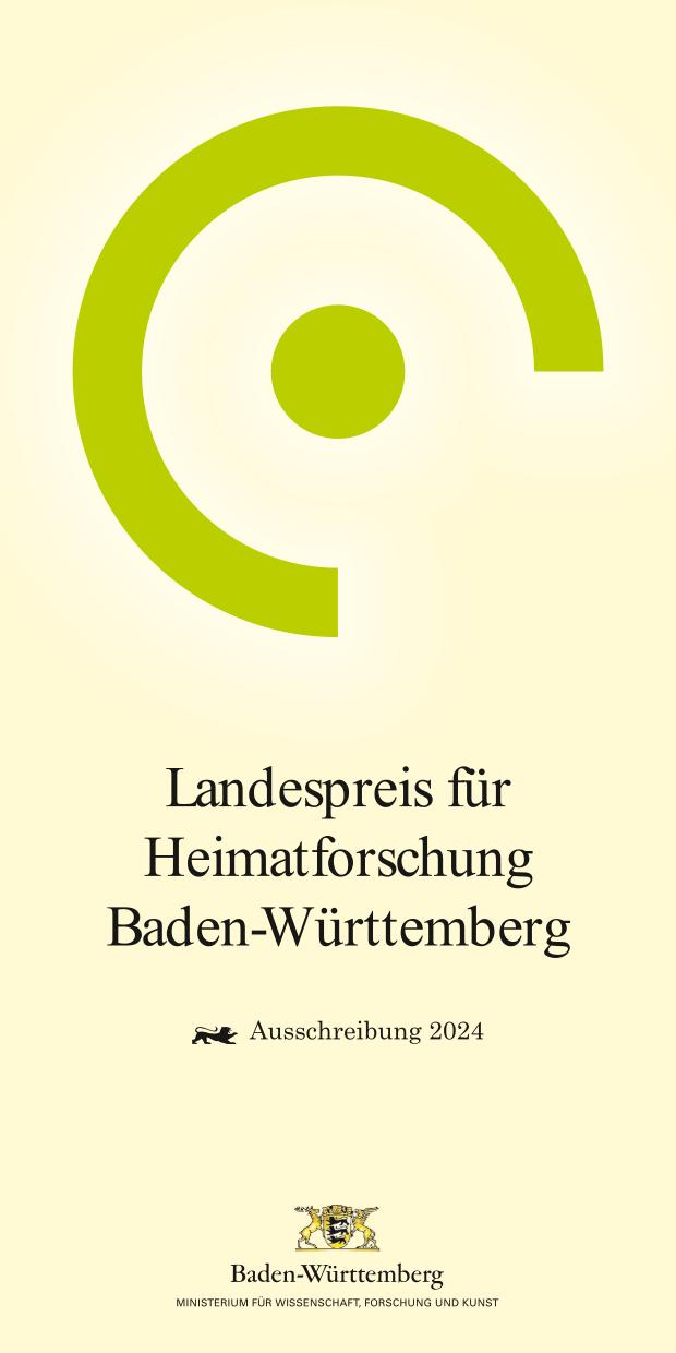 Ausschreibung Heimtatforschung 2024