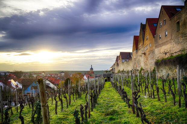März - Ulrich Seidel - Abendstimmung im Städtle