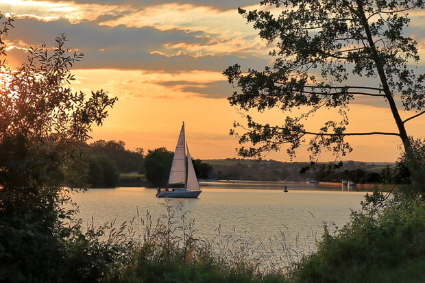 Juni - Frank-Michael Zahn - Abendstimmung am Neckar