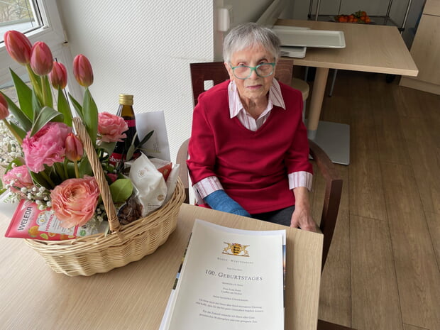 Ihren 100. Geburtstag durfte Frida Bruss feiern