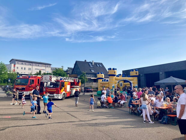 Das 1. Mai-Fest der Feuerwehr war gut besucht