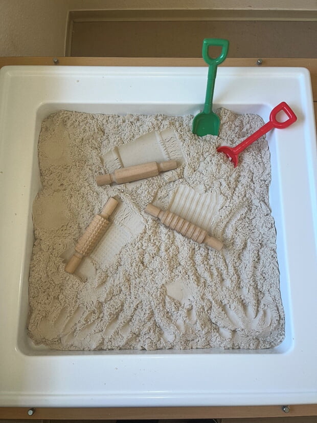 Fühltisch im Kindergarten Herrenäcker