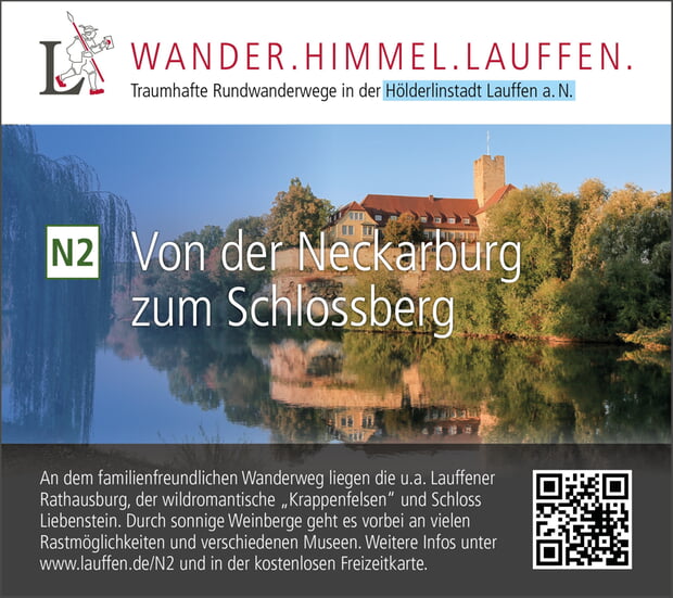 Wander.Himmel.Lauffen. - Von der Neckarburg zum Schlossberg; www.lauffen.de/n2