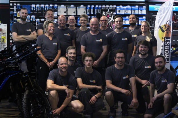 Das Team vom Zweirad-Probst