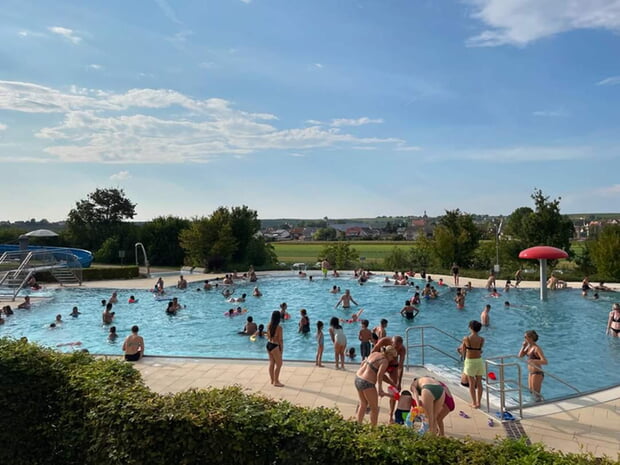 Impressionen vom Freibad im August 2024