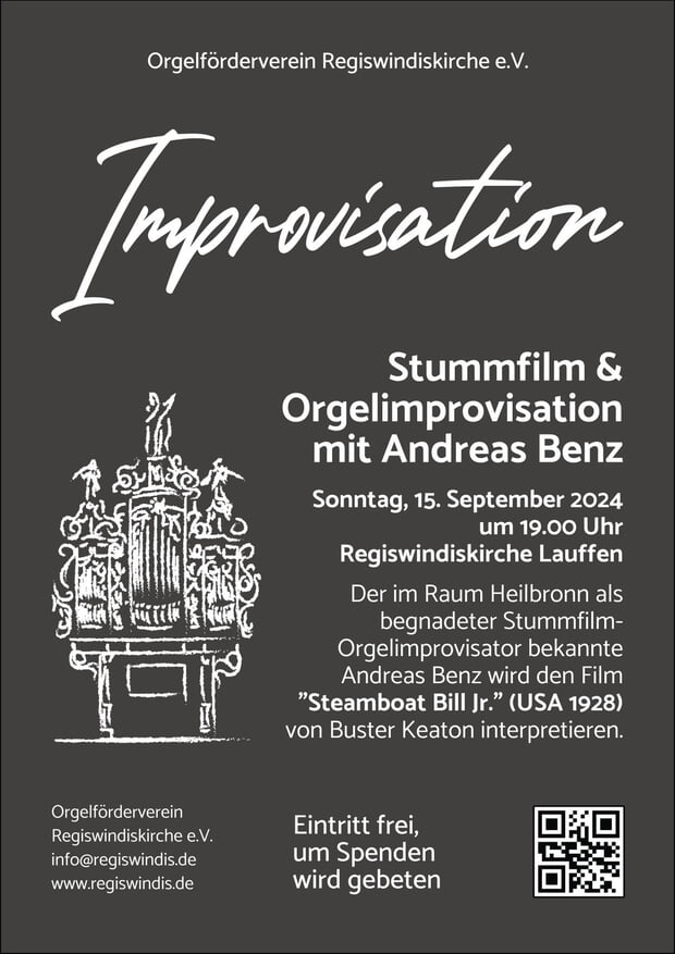 Plakat zum Stummfilm