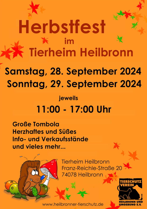 Herbstfest im Tierheim 2024