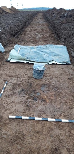 Archäologische Sondierung im Vorderen Burgfeld II, Bauabschnitt 01.2