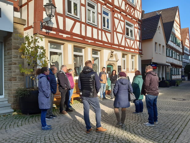 Die Mittagspause wurde für eine kurze Führung genutzt