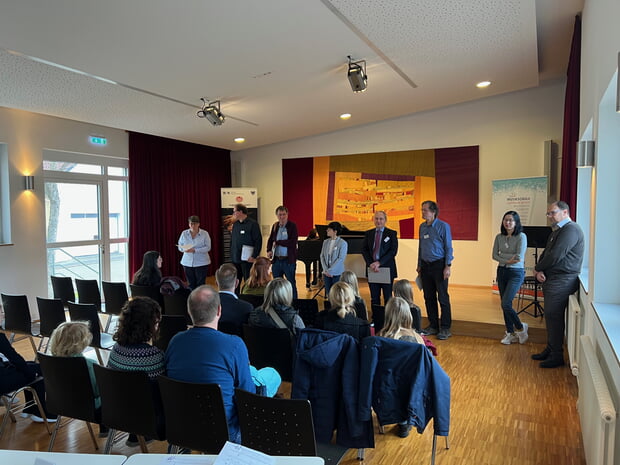 Die Jury zur Ergebnisbekanntgabe in der Südstraße.