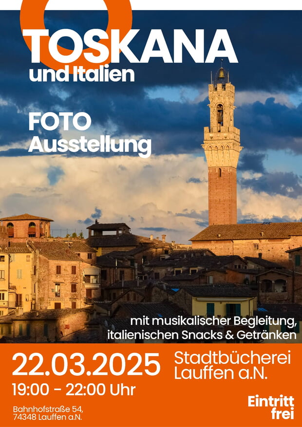 Italienischer Abend in der Stadtbücherei am 22. März