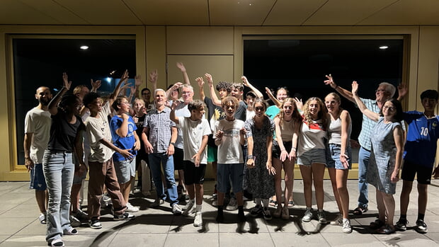 Die Gruppe des Jugendcamps 2024 (Foto: Partnerschaftskomitee)