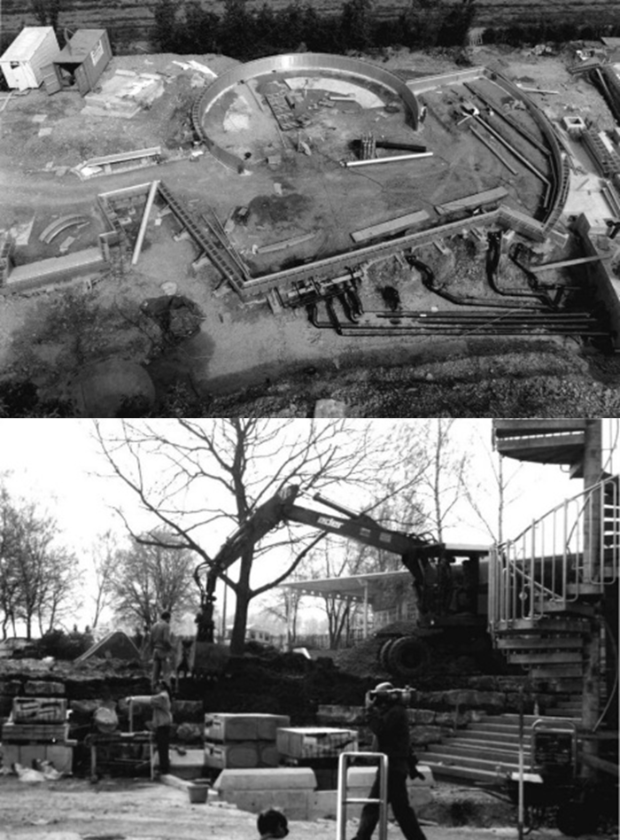 Bauarbeiten 1995