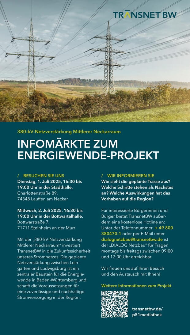 Inforamtionsveranstaltung zum Thema Infomärkte zum Energiewende-Projekt