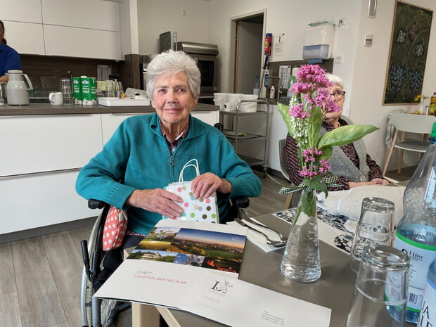 Sigrid Rosenbleck durfte im Generationenquartier ihren 90. Geburtstag feiern.