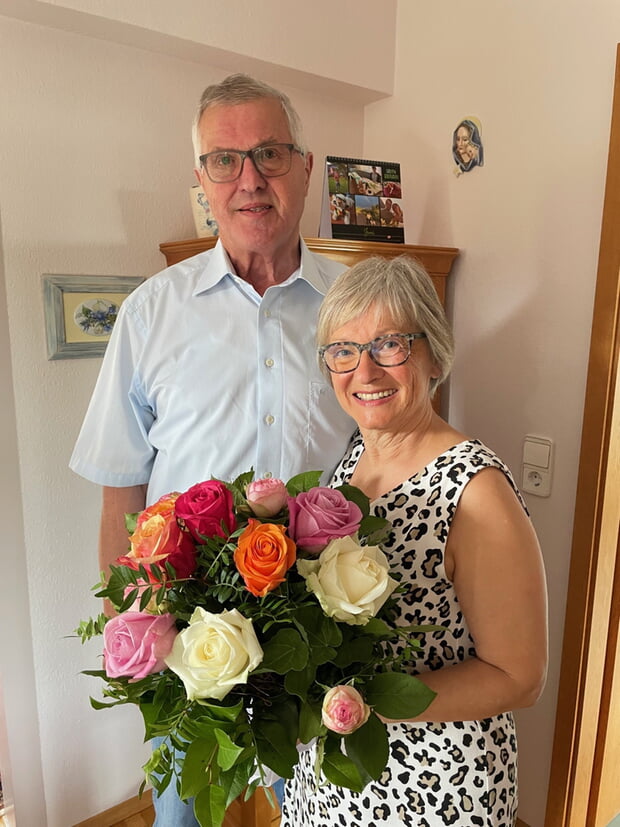 Wolfgang und Waltraud Frank feierten die Goldene Hochzeit