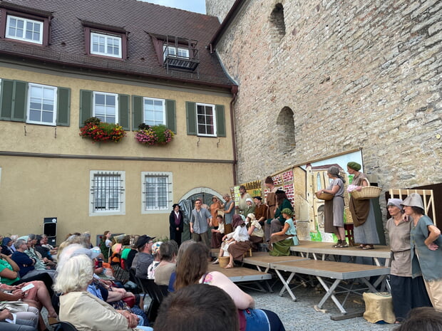 Erneut gab es am Wochenende auf dem Rathaushof "Quo vadis, rusticus?"