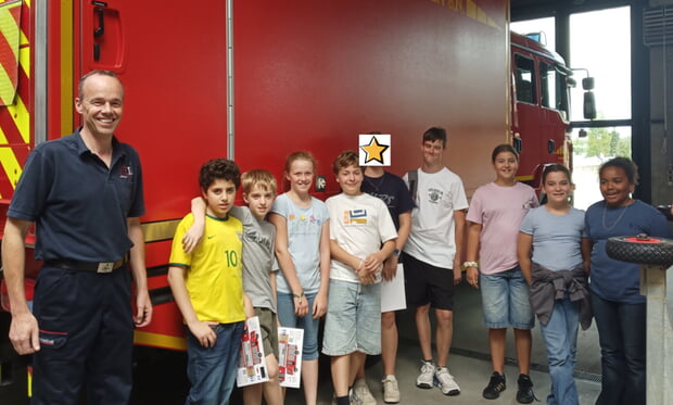 Erste-Hilfe-AG/Schulsanitätsgruppe bei Freiwilliger Feuerwehr Lauffen