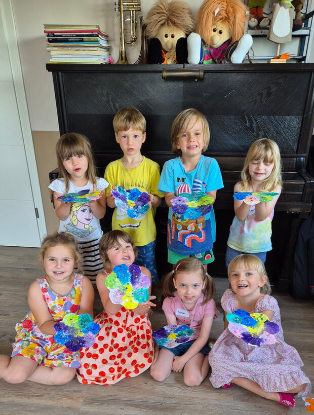 Die kleine Glitzerblume