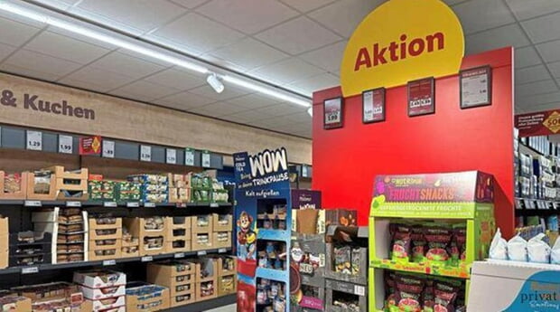 Die Lidl Filiale in Lauffen a.N. mit dem veränderten Konzept