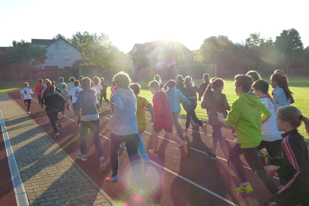 Spendenlauf zum Schuljubiläum