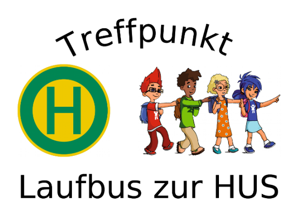 Hier trifft man sich zum gemeinsamen Laufen in die Schule