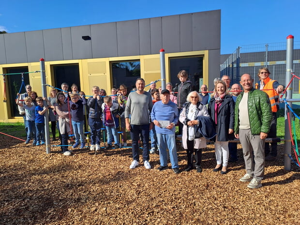Dank an Alfred-Reiner-Stiftung und den Förderverein der Erich-Kästner Schule für eine tolle Spiellandschaft
