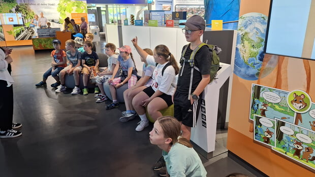Ein toller Punkt im Ferienprogramm war der Besuch in der Klimarena Sinsheim, den die Klimapaten organisierten