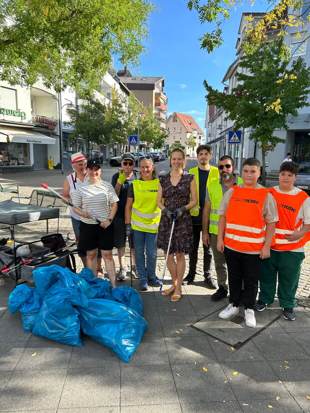 Viel Müll wurde beim Clean up Spaziergang gefunden und beseitigt