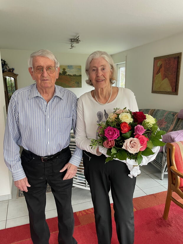 Letzte Woche durfte ich Hannelore und Horst Claus zur Eisernen Hochzeit gratulieren