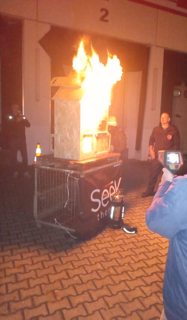 Praxisteil am "Brandhaus", Foto: FFL