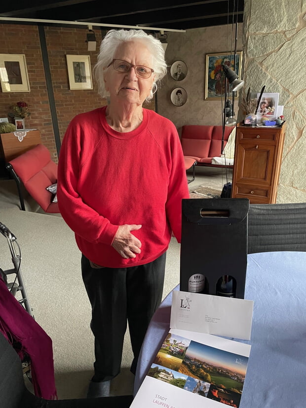 Anneliese Oppenländer durfte letzte Woche ihren 90. Geburtstag feiern.