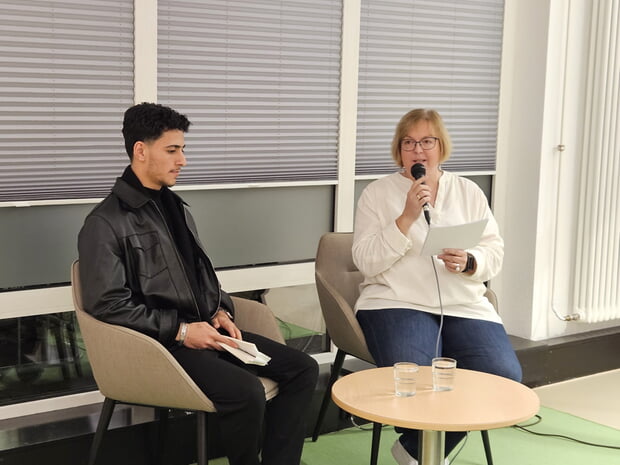 Farhad Alsilo im Gespräch mit Sabine Weeber