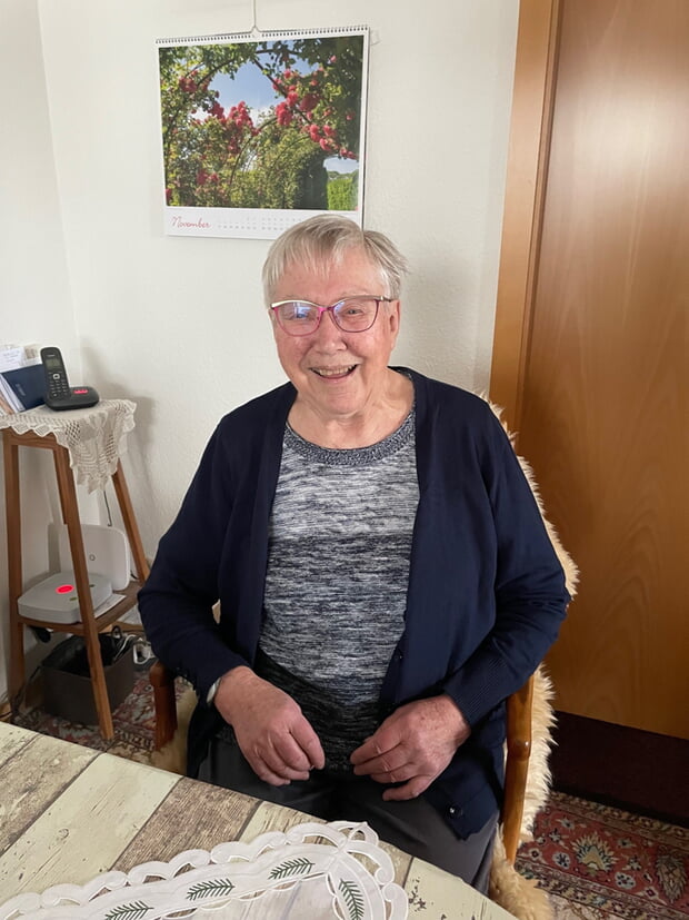 Ruth Hirschmüller feierte ihren 90. Geburtstag im Kreise der Familie im CVJM.
