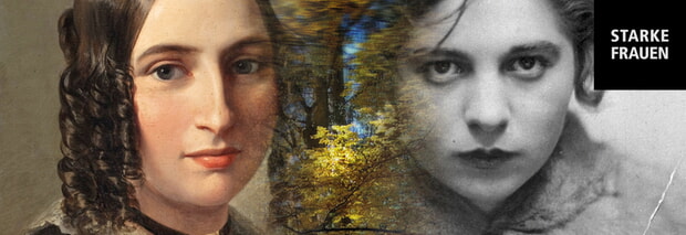 Fanny Hensel und Mascha Kaléko vor rauschendem Herbstwald